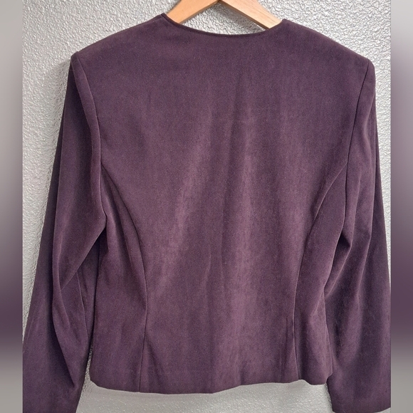 Amanda Smith Petites Plum Jacket    Size 8P - Picture 8 of 8
